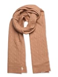 Rib-Knit Wool-Cashmere Scarf Accessories Scarves Winter Scarves Beige Polo Ralph Lauren
