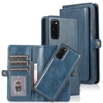 Genomtänkt Plånboksfodral - Samsung Galaxy S20 Mörkblå