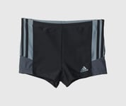 Mens adidas Swimming Shorts Trunks Black Grey Infinitex Waist UK30 AB7017