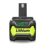 Lithium Ion Battery For Ryobi 18v One Plus Rb18l50 Rb18l40 Rb18l13 P104 P108 5ah