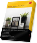 Kodak 6x4 Photo Paper A6 Gloss Paper Inkjet Home Printing 4x6  240gsm 50 Sheets
