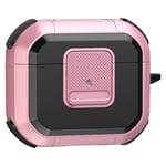 Apple AirPods 3 - Hybrid beskyttelsesetui med Karabinkrog - Pink