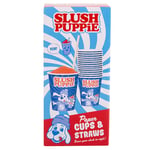 Fizz Creations Slush Puppie Paper Cups (x 20) & Straws