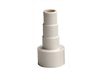 K32 kondensslange muffe - UV-resistent PVC, Råhvid RAL 9001, Lim, Ø 32 - Ø 16-18-20 mm
