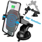 AXHZL Car Phone Mount With Dashboard+Air Vent Cell Phone Holder 2 In 1, Long Arm Strong Suction Car Phone Holder,Compatible All Phones