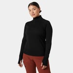 Helly Hansen Dame Lifa® Tech Lite T-skjorte Halv Glidelås Svart S