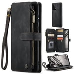 CaseMe Zipper Plånboksfodral Samsung Galaxy A53 Svart