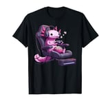 Axolotl Popcorn Animal Gaming Controller Headset Gamer T-Shirt