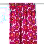 Marimekko Pieni Unikko Röd Gardinlängd
