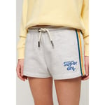 Superdry Shorts Rainbow Side Logo Blå L Kvinna