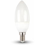 V-TAC Ampoule bougie LED E14 3.5W avec télécommande RGB + 6400K