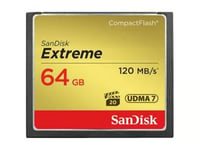 SanDisk Extreme Compact Flash 64G 120MB/s 85mb/s