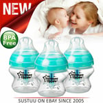 Tommee Tippee Advanced Anti-Colic Baby Feeding Bottle 150ml¦Heat Sensing¦3 Pack