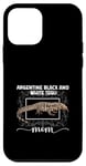 Téju noir et blanc Mama Coque pour iPhone 12 mini