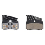 Shimano Spares N04C disc pads and spring, alloy backed with cooling fins, metal sintered