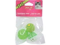 Zolux Cat toys 3 different balls 4 cm