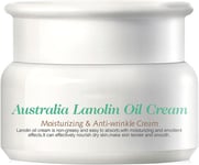 Pure Lanolin Face Cream Moisturiser, Strong Moisturiser & anti Wrinkle Face Crea