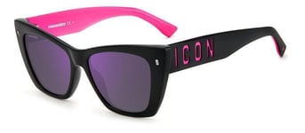 Dsquared2 Sunglasses ICON 0006 / S  3MR / TE Black / Fuchsia violet Woman