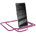 For Xiaomi Mi 11 Lite/5G/5G New Phone Case Cord Case Chain Case Pink