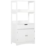 Bathroom Floor Cabinet Storage Unit Kitchen Cupboard with Drawer Shelf