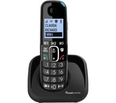 AMPLICOMMS BigTel 1500 Cordless Phone, Black
