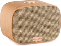Bb-522 Bn Sunderskog Haut-Parleur Bluetooth - Enceinte En Bois Plaqué - Micro Chaîne Hifi 60W - Lecteur Aux In, Usb, Mp3 Bassreflex