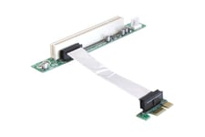 Delock Riser card PCI Express x1 > PCI 32Bit 5 V with flexible cable - udvidelseskort