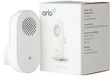 Arlo Certified Accessories | Arlo Chime 2, Audible Alerts, Built-in Siren, Custo