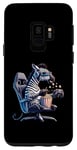 Galaxy S9 Zebra Popcorn Animal Gaming Controller Headset Gamer Case