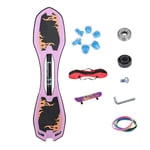 Multiple Designs Teen Skateboard, Complete Skateboard, Plastic Skateboard, 30-Inch Mini Cruiser Retro Skateboard with with LED Flash, Suitable for Children Boys, Young Beginners,2 Sports ( Color : 2 )