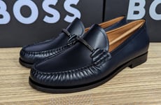 Hugo Boss Nethan_Mocc_hw shoes 7UK, Leather, Made in Portugal, running bit small