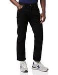 Lee Brooklyn Straight Men's Jeans Pants, Clean Black, 38W / 30L
