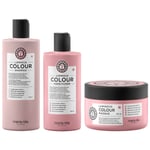 Maria Nila Care Luminous Colour Trio Conditioner 300 ml, Shampoo 350 Masque 250 ml -