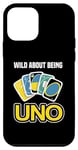 iPhone 12 mini Board Game Uno Cards Wild about being uno Game Card Costume Case