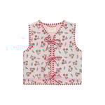 Sissel Edelbo Gro MINI Väst Cherry | Röd | 1-2 years