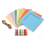 Zink Colorful Square Photo Frames for 2x3 Zink Paper
