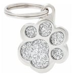 Id-bricka tass Shine silvrig