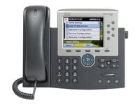 Cisco Unified IP Phone 7965G - Téléphone VoIP - SCCP, SIP - 6 lignes - argent, gris foncé