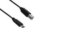 Linéaire PCUSB322B Cable USB Type C Male/USB B 2.0 Male pour Ordinateur, imprimante etc. 1m