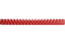 GBC Plast Spiralryg A4, 21 ringe, 16mm, rød