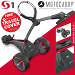 MOTOCADDY 2023 S1 ELECTRIC GOLF TROLLEY +36 HOLE LITHIUM BATTERY +FREE GIFT