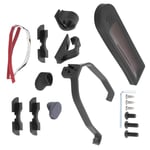 DAUERHAFT Boîtier Robuste en Plastique + ABS + Caoutchouc éviter Le Bruit Ensemble d'accessoires de Scooter électrique Noir, adapté pour Xiaomi M365 / Pro
