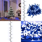 Kompakt ljusslinga med 1000 LED blå 25 m PVC - LED-ljusslinga - Ljusslinga - Home & Living