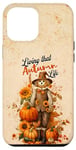 iPhone 15 Plus Fall Harvest Scarecrow Living That Autumn Life Case