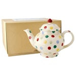 Emma Bridgewater Polka Dot 4 Mug Teapot With Box, Multi
