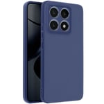 Coque - AVIZAR - Xiaomi 14T Pro - Mjuk Silikon - Mörknatt - Motståndskraftigt Skydd Blå
