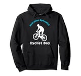 Hydration Specialist Cyclist Boy, Cycling Lovers Pullover Hoodie