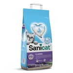 Sanicat Classic Lavendel kattströ - Ekonomipack: 2 x 16 l