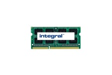 Integral 8GB Laptop RAM Module DDR3 1866MHZ UNBUFFERED LOW VOLTAGE SODIMM EQV. TO CT7787315 FOR CRUCIAL, 8 GB, 1 x 8 GB, DDR3, 1866 MHz, 204-pin SO-D