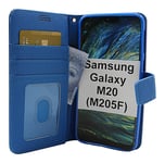 New Standcase Wallet Samsung Galaxy M20 (M205F) (Blå)